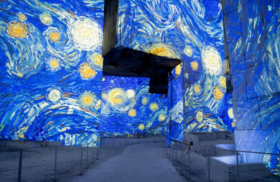 nuit étoilée carrières van gogh
