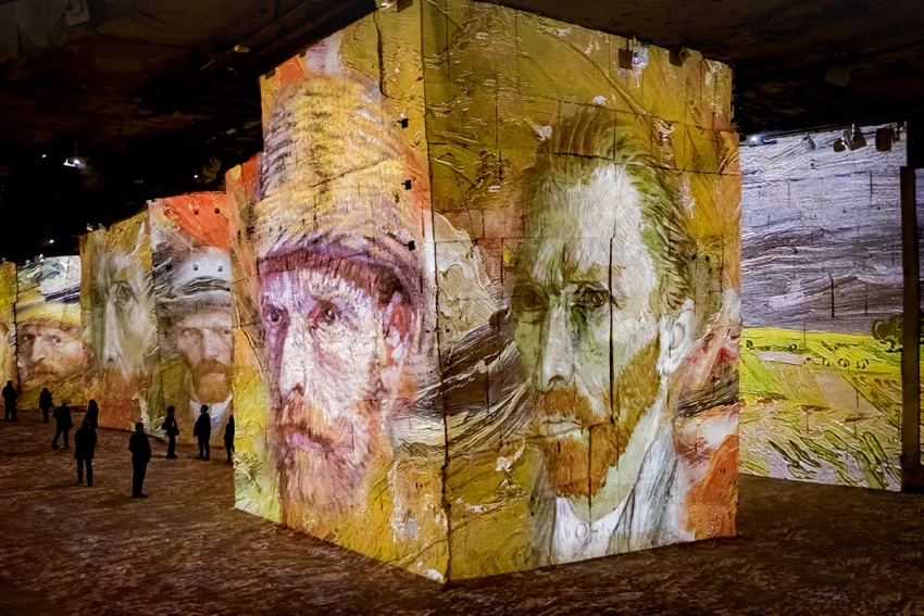 Exhibition Van Gogh in Baux de Provence Carrieres des Lumieres